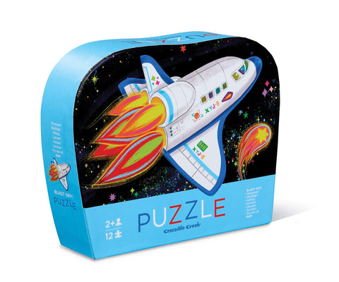 Crocodile Creek - Blast Off - Mini Jigsaw Puzzle, 12 Piece, for Kids Ages 2 Years & UpÃƒÆ’Ã‚Â¢ÃƒÂ¢Ã¢â‚¬Å¡Ã‚Â¬Ãƒâ€šÃ‚Â¦