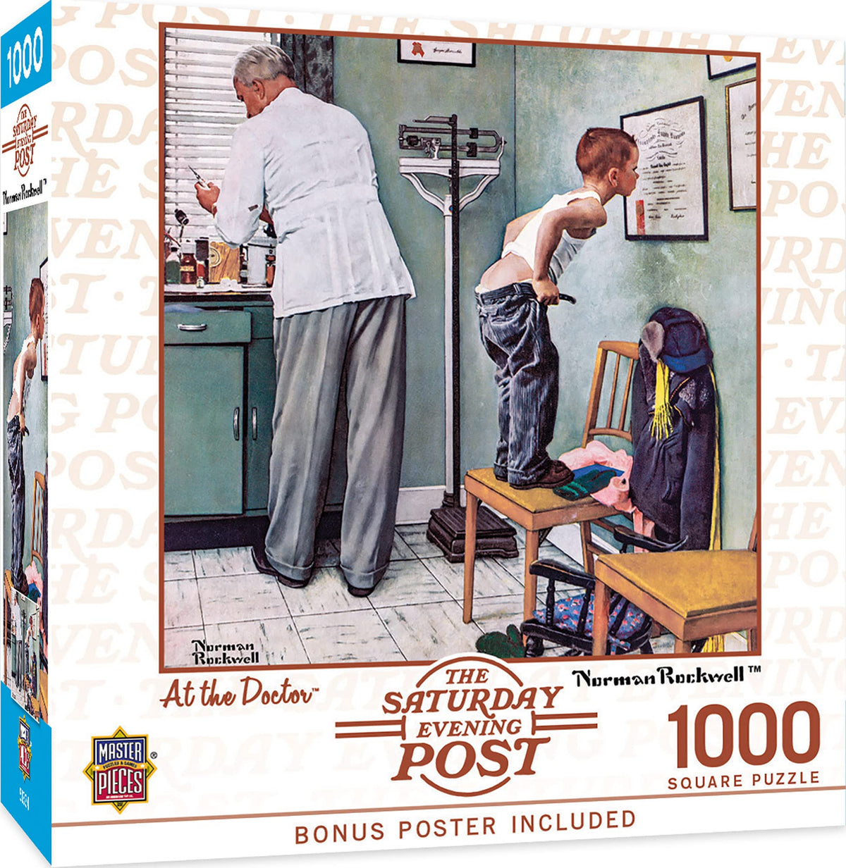 Masterpieces 1000 Piece Jigsaw Puzzle for Adults, Family, Or Kids - At The Doctor - 25"x25"