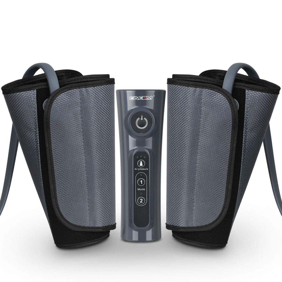 CINCOM Leg Massager for Circulation Air Compression Calf Wraps for Foot Calf & Arm Relaxation and Helpful for RLS and Edema