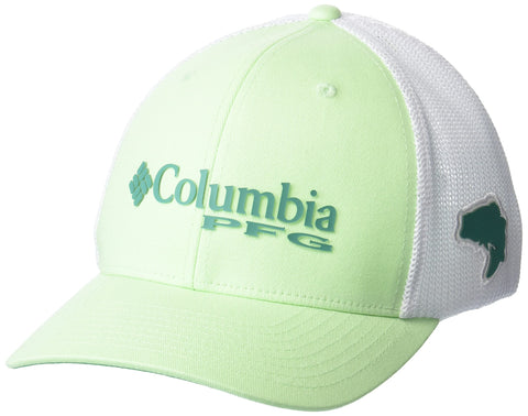 Columbia Unisex PFG Logo Mesh Ball Cap - High, Key West/Circuit, Large/X-Large