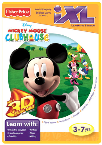 Fisher-Price iXL Learning System Software Mickey's Clubhouse 3D