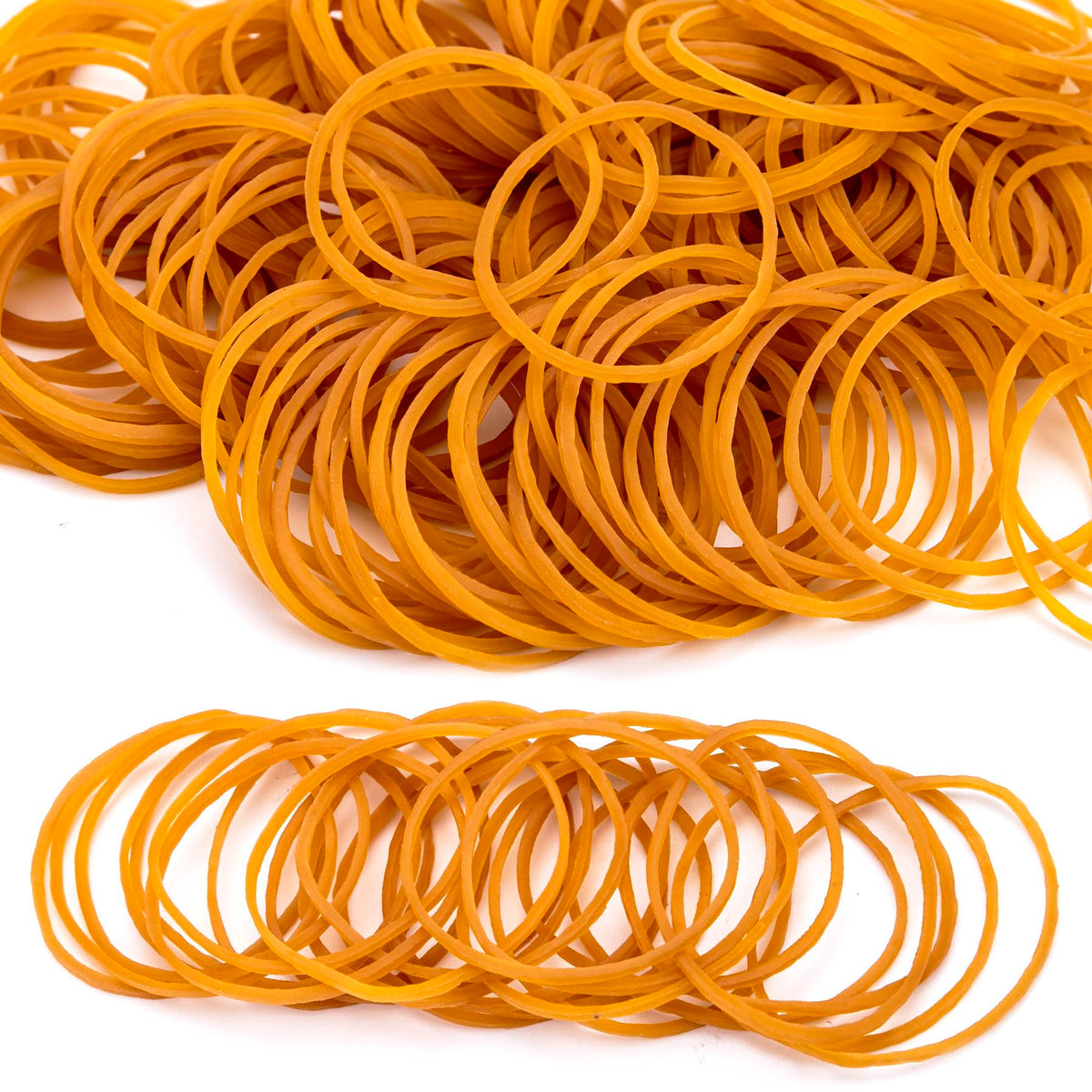 Rubber Bands Khaki Rubber Elastic Bands 200PcsThick Natural Rubber Bands Heavy Duty Strong Elastic Bands for Tie Dye, Hair Home, Pens, Crab,Catapults, Bills, Bank Paper, Office Supplies(38mm)