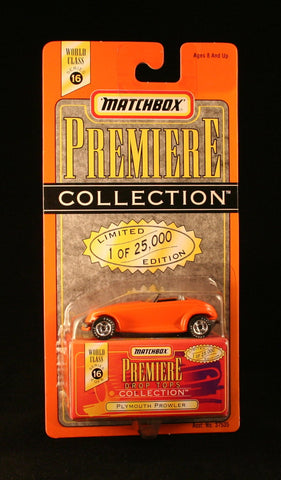Matchbox Plymouth Prowler 1997 Premiere Series 16 Drop Tops Collection 1:64 Scale Die-Cast Vehicle Limited Edition 1 of 25,000