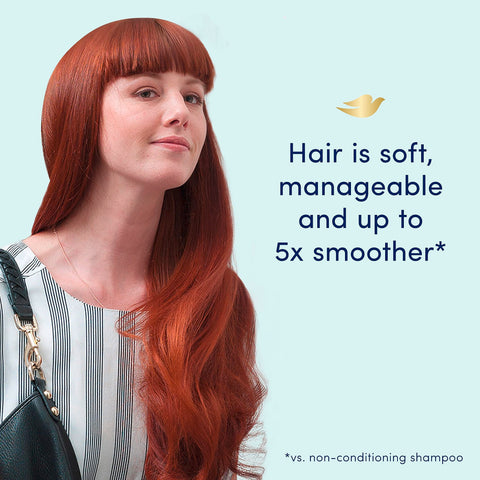 Dove Nutritive Solutions Daily Moisture 2 in 1 Shampoo + Conditioner shampoo and conditioner that leaves hair silky smooth for dry, damaged hair 400 ml