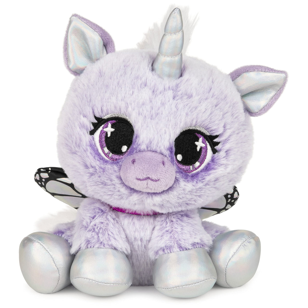 GUND P.Lushes Designer Fashion Pets Mariah Monarch Unicorn Premium Stuffed Animal, Purple/Silver, 6â€