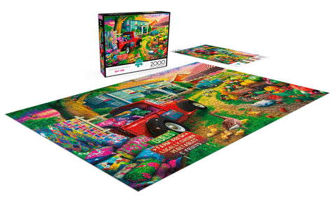 Buffalo Games - Quilt Farm - 2000 Piece Jigsaw Puzzle