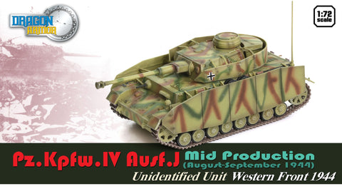 Dragon Models Pz.Kpfw.IV Ausf.J Mid Production Model Kit (1/72 Scale)