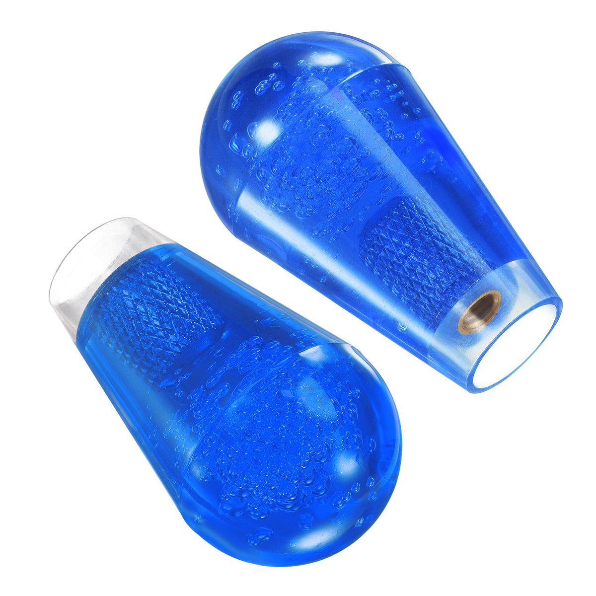 uxcell Ellipse Oval Joystick Head Rocker Ball Top Handle Arcade Game Replacement Blue 2pcs