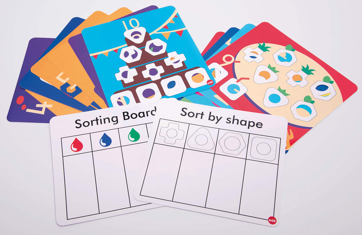 edx education 53997 Nuts and Bolts Activity Card (Pack of 12)