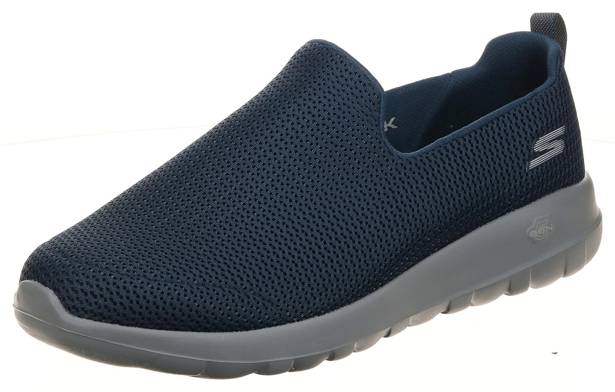 Skechers Men's Go Max-Athletic Air Mesh Slip on Walking Shoe Sneaker, Navy/Gray, 11.5 UK