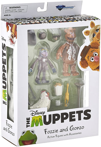 Diamond Select Toys The Muppets Best of Series 1: Gonzo & Fozzie Action Figure Two-Pack, Multicolor