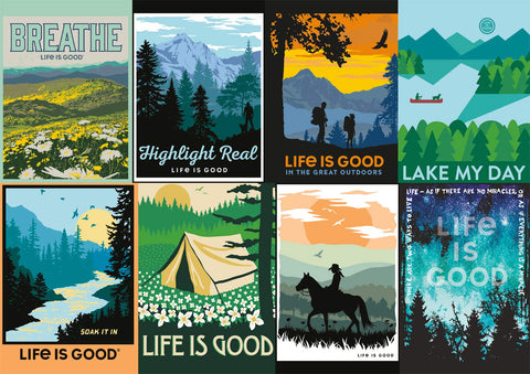 Buffalo Games - The Outdoors Poster Series - 300 LARGE Piece Jigsaw Puzzle