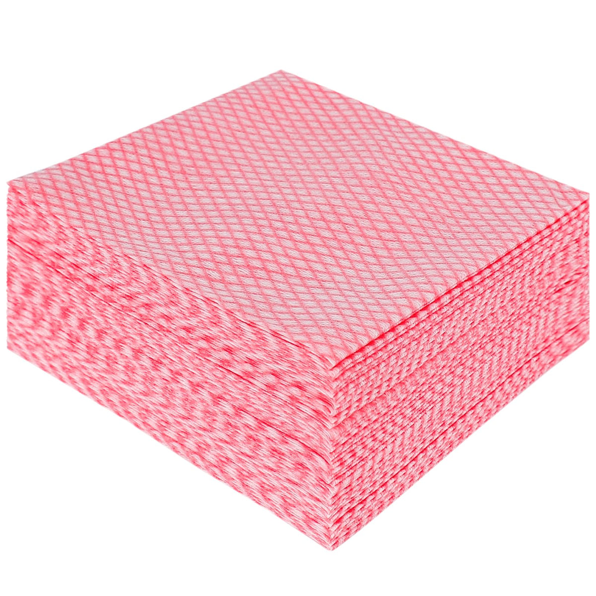 JEBBLAS Dish Cloths,Red Disposable Cloth,All Purpose Cloths,J Cloths,Multipurpose Cloths,50PCS