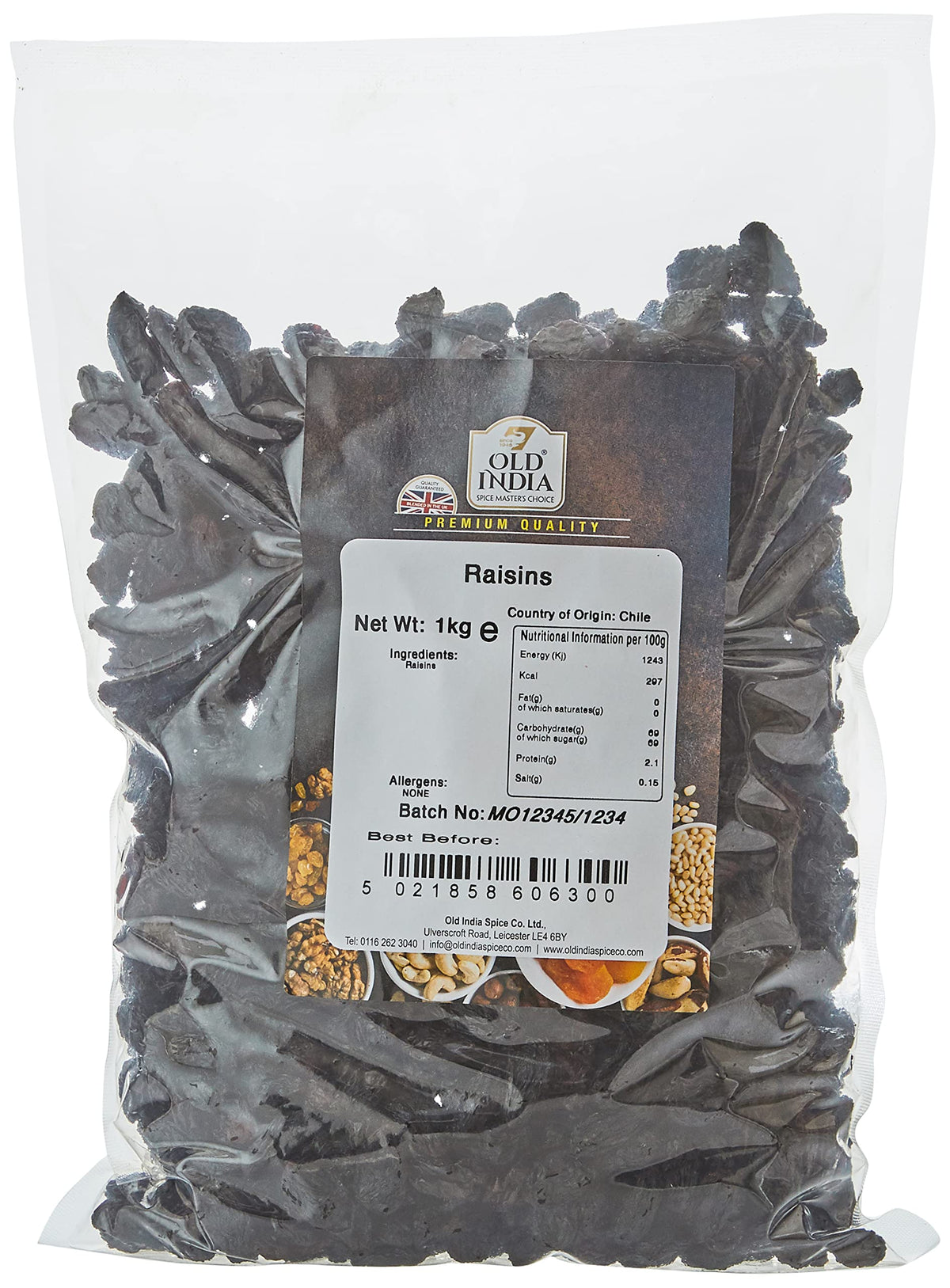 Old India Raisins 1kg
