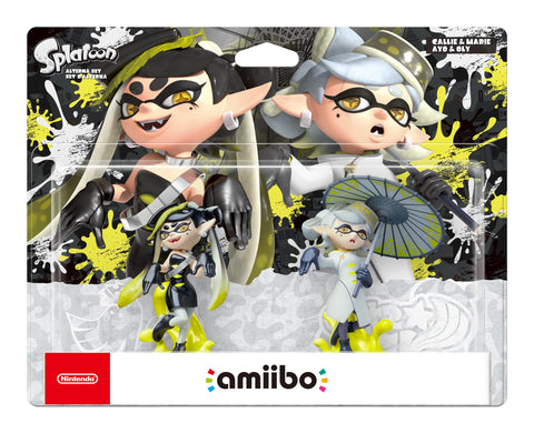 Nintendo Splatoon Amiibo Set, Callie and Marie Figures, 2 Pack