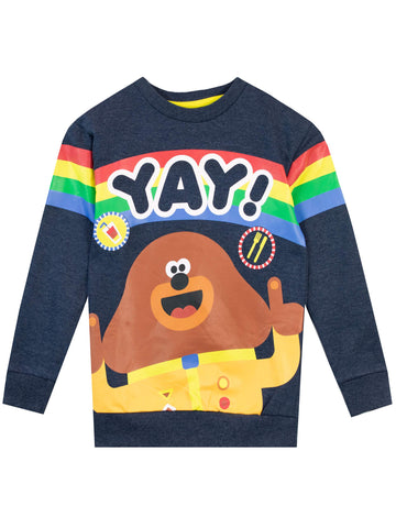 Hey Duggee Boys Sweatshirt Squirrel Club Blue 3-4 Years