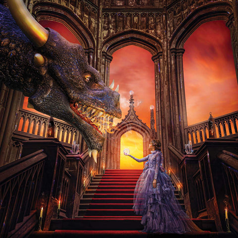 Toynk A Girl & Her Dragon Puzzle By Tara Lesher | Fairytale Castle 500 Piece Jigsaw Puzzle For Adults And Kids | Interactive Brain Teaser for Family Game Night | 18 x 18 Inches