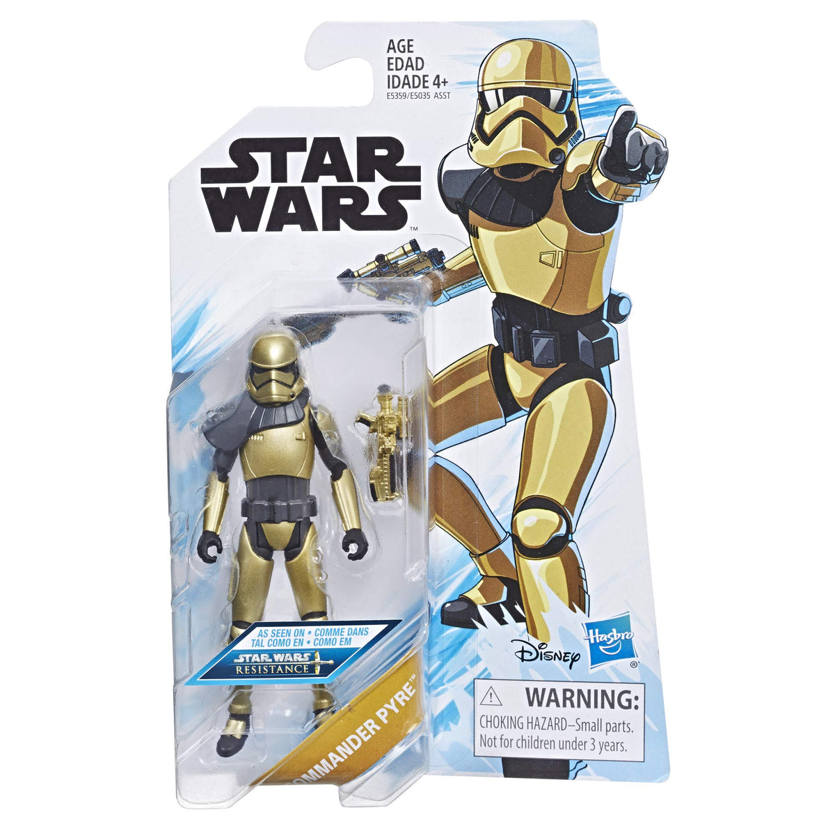 STAR WARS Resistance Animated Series 3.75-inch Commander Pyre Figure E5359
