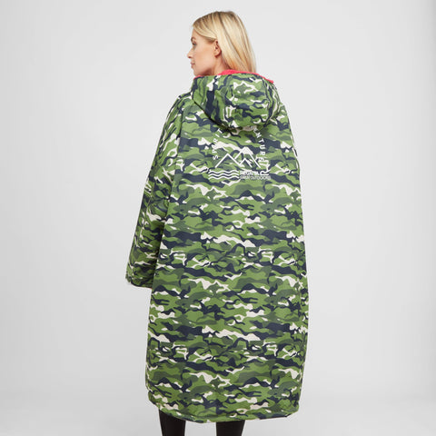 Regatta Outdoor Active Unisex Waterproof Changing Robe - Camo/Pink - SM