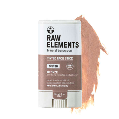 Raw Elements Tinted Stick SPF 30, Bronze, 1.8 oz