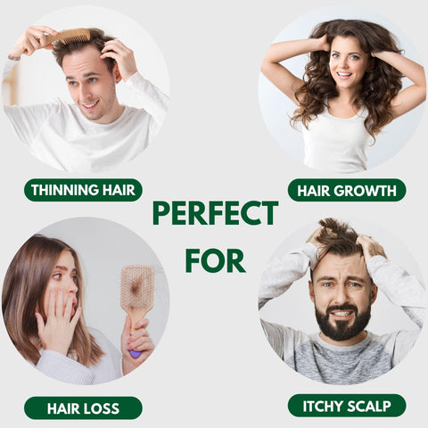 Hair Growth Shampoo and Conditioner Set for Women and Men - [Made In UK] Rosemary Shampoo | Biotin Shampoo with Rosemary Oil, Caffeine for Thinning Hair and Hair Loss | Hair Thickening Shampoo