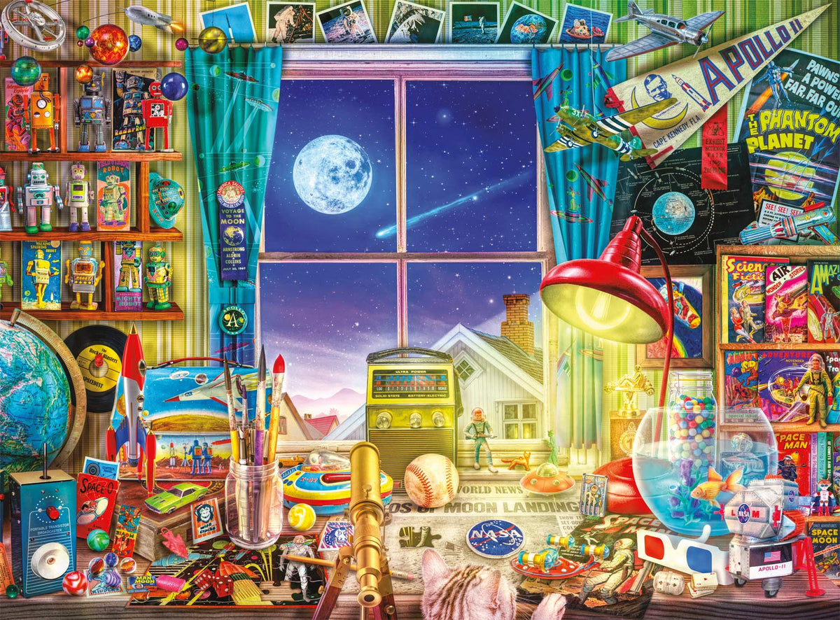 Buffalo Games - Aimee Stewart - to The Moon - 1000 Piece Jigsaw Puzzle