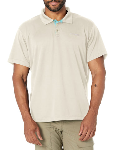 Columbia Men's Utilizer Polo Shirt, Fossil, Medium