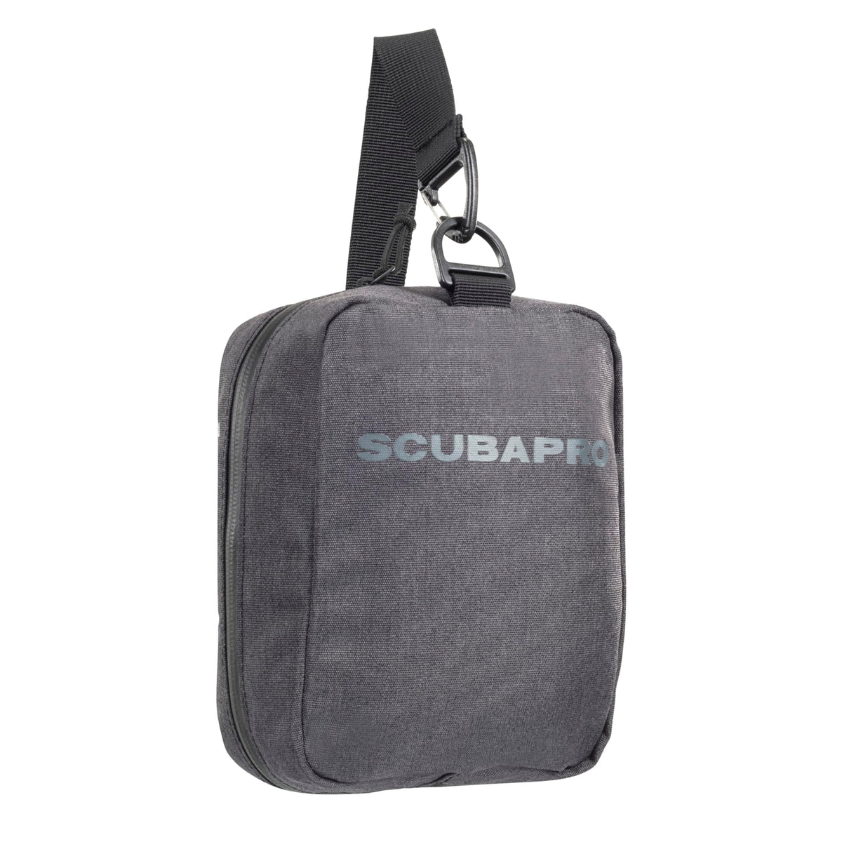 SCUBAPRO Definition Mask 2 Dive Bag with Webbing Strap for Scuba Diving Gear, Premium Recycled Two-Tone Gray Fabric
