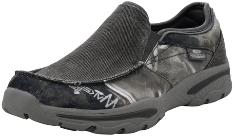 Skechers Men's Creston Moseco Casual Life Style Slip On Loafer, Grey, 11.5 Medium US