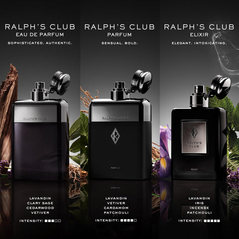 Ralph Lauren - Ralph's Club - Elixir - Men's Cologne - Ambery & Woody - With Orris, Lavandin, and Patchouli - Intense Fragrance - 2.5 Fl Oz