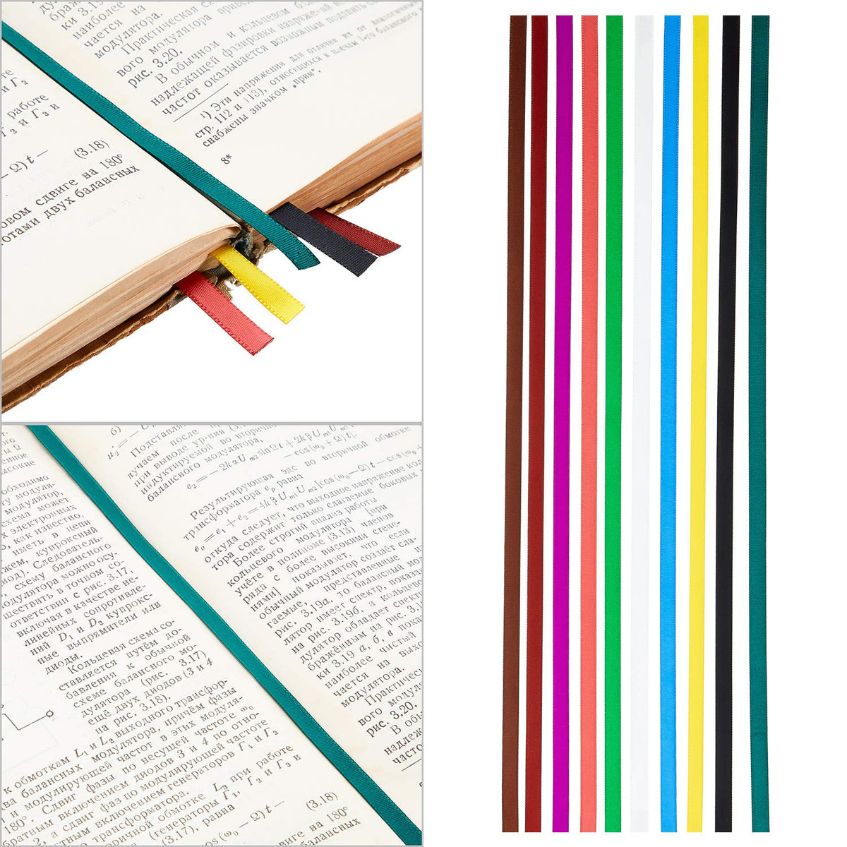 Bible Ribbon Bookmark Ribbons Replacement Ribbons for Novel School Books (20 Pieces)