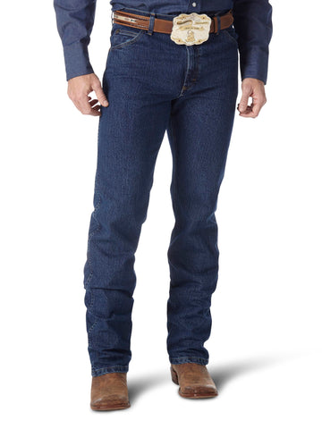 Wrangler Men's Premium Performance Advanced Comfort Cowboy Cut Reg Jean, Mid Stone, 29W x 32L
