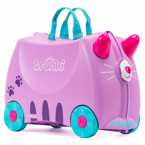 Trunki ChildrenÃ¢â‚¬â„¢s Ride-On Suitcase And Kid's Hand Luggage | Perfect Toy Gift for Toddler Boys & Girls : Cassie Cat (Lilac)