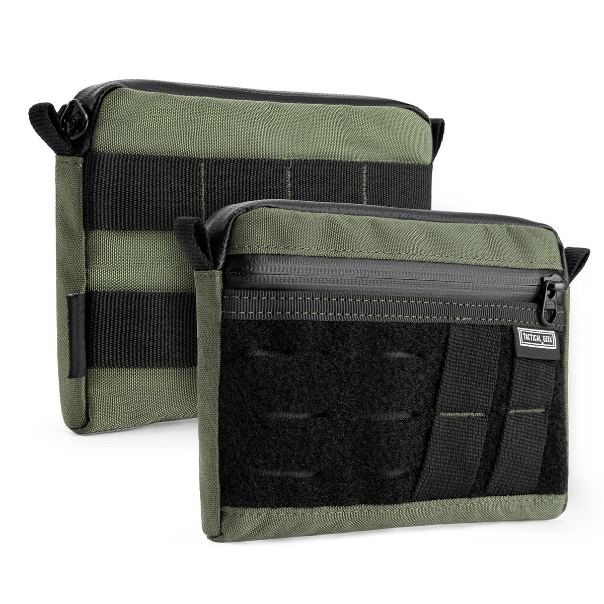 TACTICAL GEEK Molle Bag Waterproof Backpack Additional Bag EDC Pouch Multipurpose Molle Pouch Utility EDC Bag Backpack Organiser Tac Pouch Tool Bag with Molle System and Patch Area
