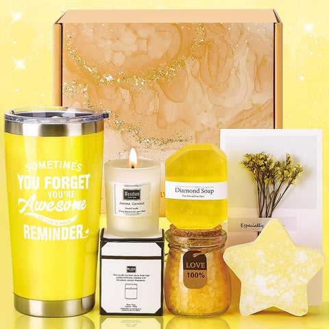 Birthday Pamper Gifts for Women, Unique Self Care Package Relaxation Spa Bath Set for Her, Get Well Soon Gifts for Women, Ladies Pamper Hamper Birthday Gifts for Mum, Friends, Sister, Wife