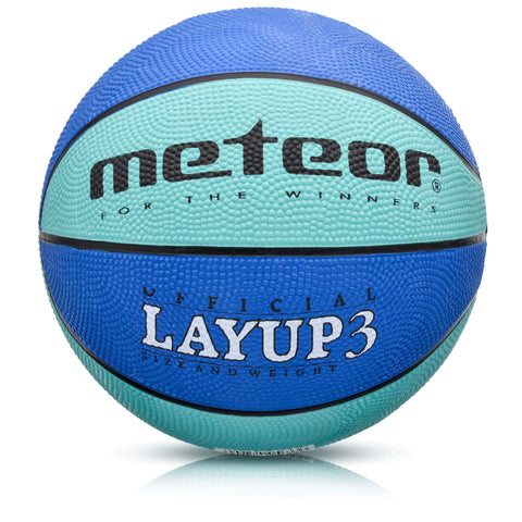 meteor Basketball Ball Layup Size 4 3 1 Youth Ideal for Children Hands 2-10 Years Ideal Mini Basketball for Training Soft Kids Outdoor