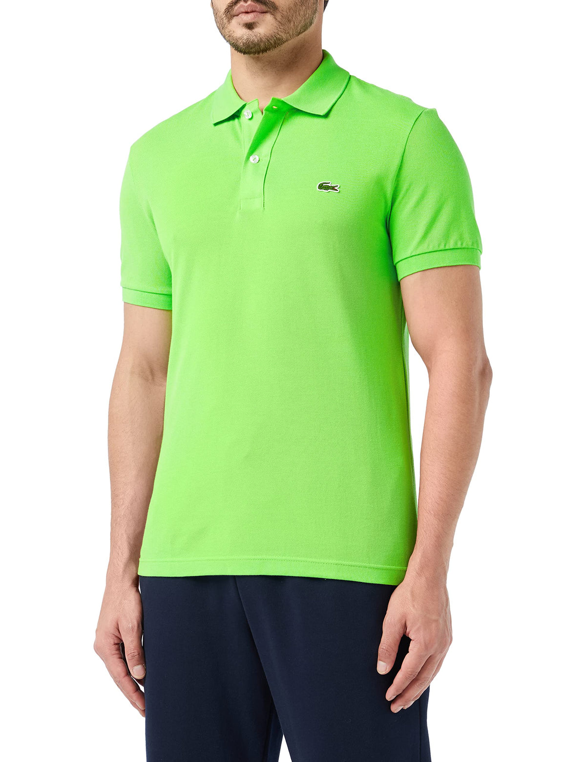Lacoste Mens Men's Short Sleeve Classic Pique Polo Shirt, Brasilia, XX-Large
