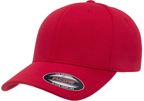 Flexfit Men's Cool & Dry Sport, Red, Small/Medium