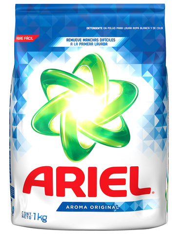 Ariel Laundry Detergent, 35.27 Ounce, Original Scent, Powder Form, Effective Against Toughest Stains