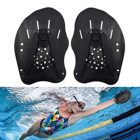 KEUGT Hand Paddle, Swimming Paddle, Swimming Training Paddle, Water Gloves to Help Upper Body Resistance, Adjustable Swimming Paddle, Adult Unisex Technical Paddle, Swimming Paddle