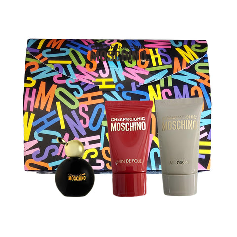 MOSCHINO Cheap & Chic Perfume for Women Mini Gift Set EDT Splash 0.16 Fl oz