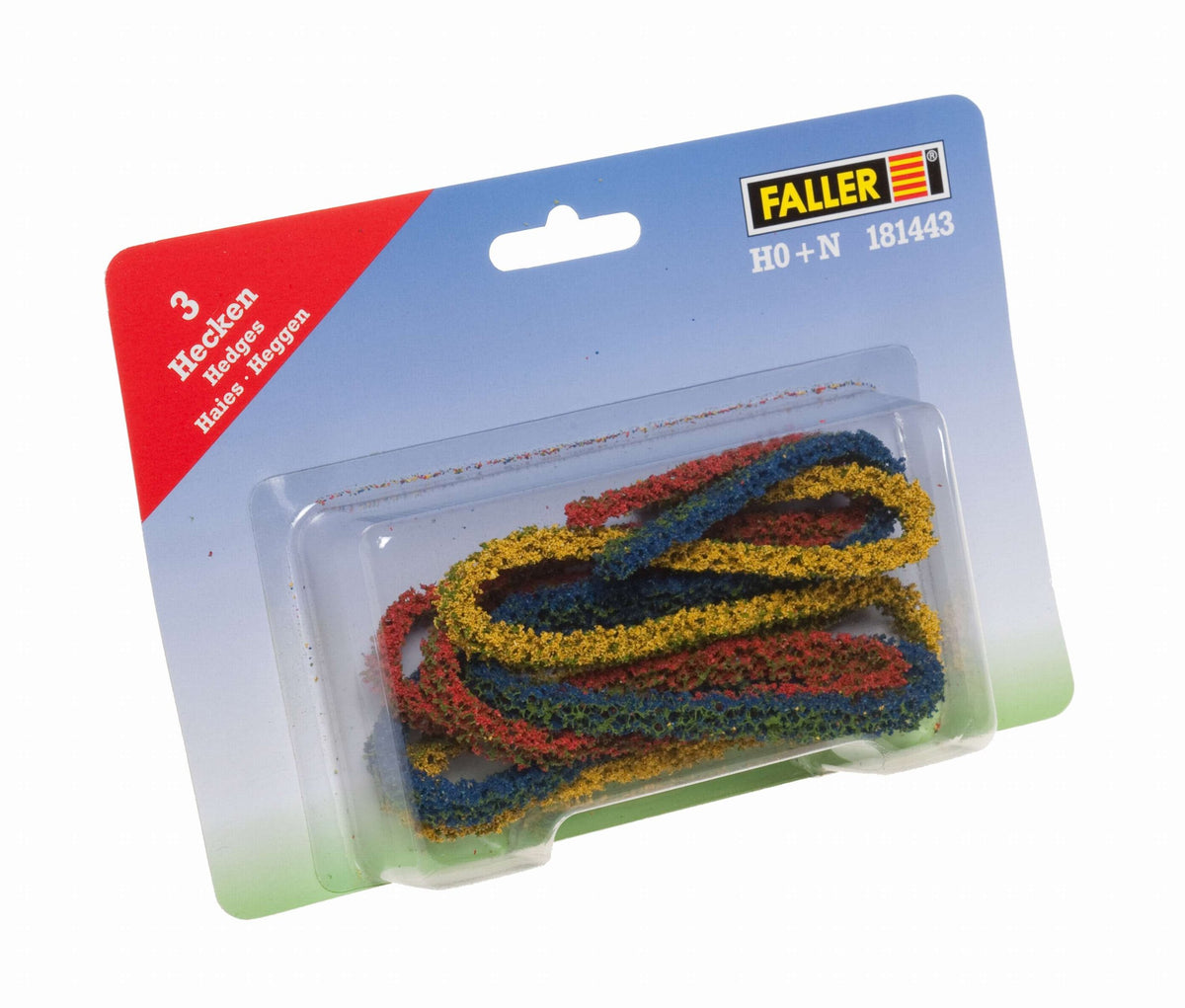 Faller 181443 Bushes/Hedges,Red,Green, Scenery and Accessories, Yellow