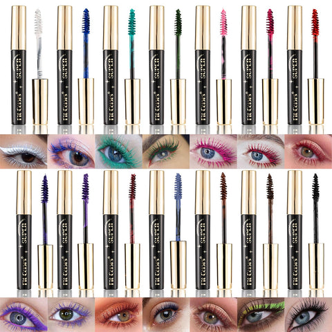 Joyeee Colored Mascara, 14 Colors Colorful Mascara Set, Waterproof and Smudgeproof Longlasting Mascara for Eyelashes, Cruelty Free Vegan Eye Makeup