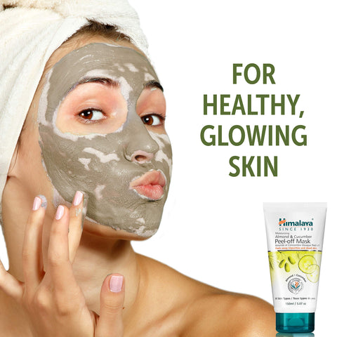 Himalaya Almond & Cucumber Peel-Off Mask, Removes Blemishes, Dead Cells and Impurities 5.07oz/150ml