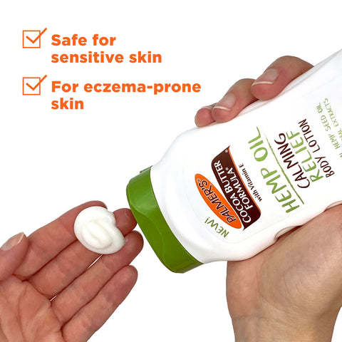 Palmer's Cocoa Butter Formula Hemp Oil Calming Relief Body Lotion, 8 Ounces