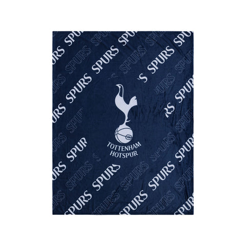 FOCO Premier League Football Tottenham Hotspur Fan Bed Throw Blanket
