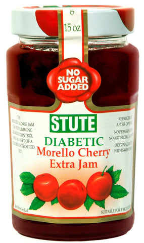 Stute Foods - Diabetic Range - Morello Cherry Jam - 430g