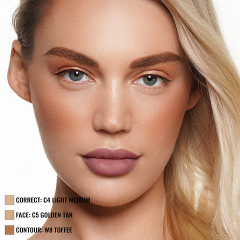 Oulac Concealer Full Coverage, Concealer Stick for Dark Circles, Hydrating Concealer Infused with Hyaluronic Acid, Lightweight, Long Lasting, Vegan Concealer 3.8ml, Shade: C4 Light Medium