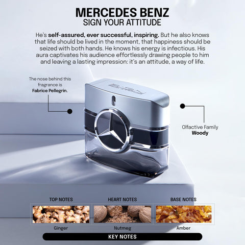 Mercedes-Benz Sign Your Attitude for Men - 3.4 oz EDT Spray