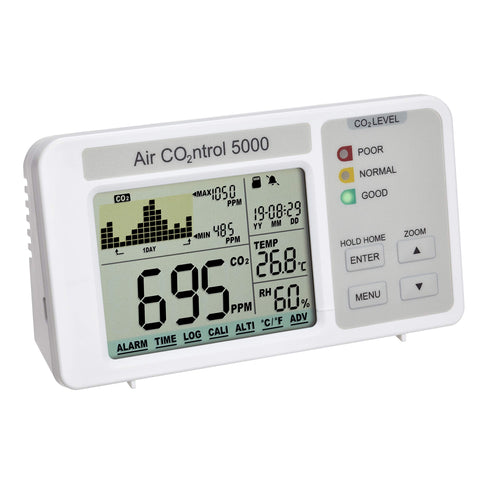 TFA Dostmann 31.5008.02 AIRCO2NTROL 5000 CO2 Meter with Data Logger